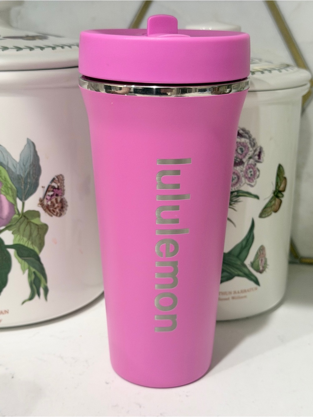 Lululemon Back to Life Tumbler Sonic Pink Stainless Steel Travel Mug